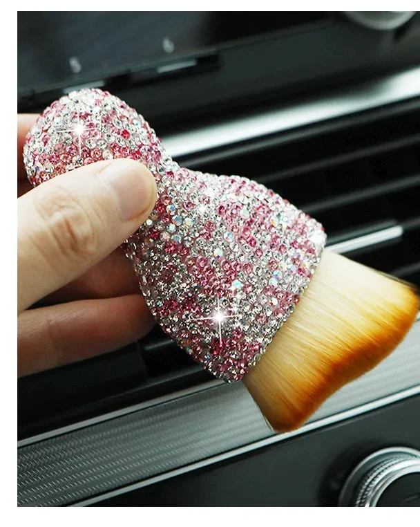 LuxoSoft Car Interior Brush | Gentle Dust Removal Cleaning Tool