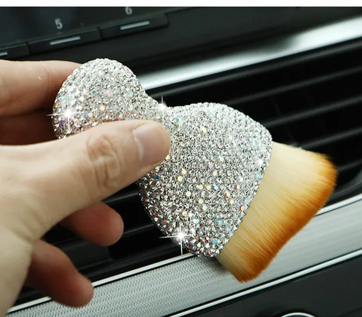 LuxoSoft Car Interior Brush | Gentle Dust Removal Cleaning Tool