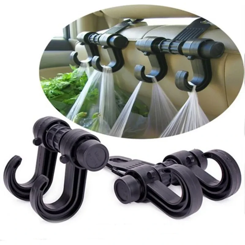 DualFlex Car Seat Hook | Heavy-Duty Headrest Hanger Organizer
