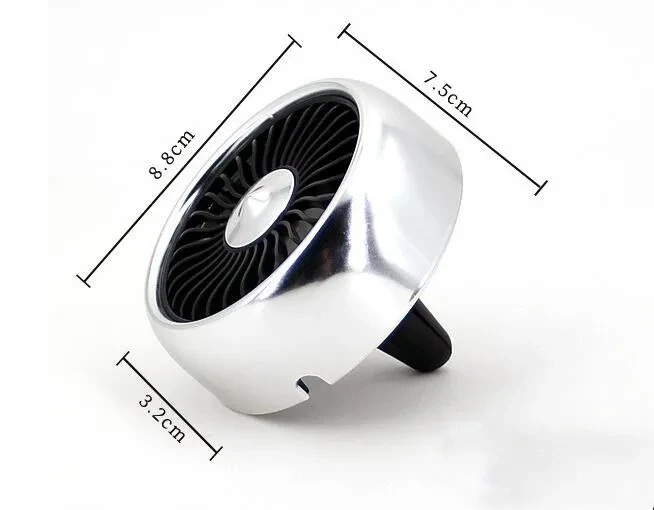 BreezeGlow USB Car Fan | Air Vent Cooling with LED Lighting