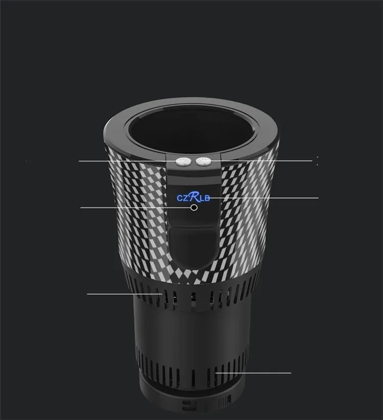 Smart Car Hot & Cold Cup | 12V Auto Heating & Cooling Mug