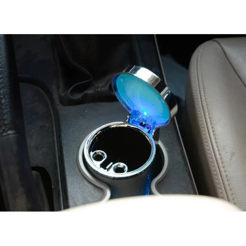 ColorGlow Car Ashtray | Flame-Retardant Odor-Free Cup Holder Ashtray