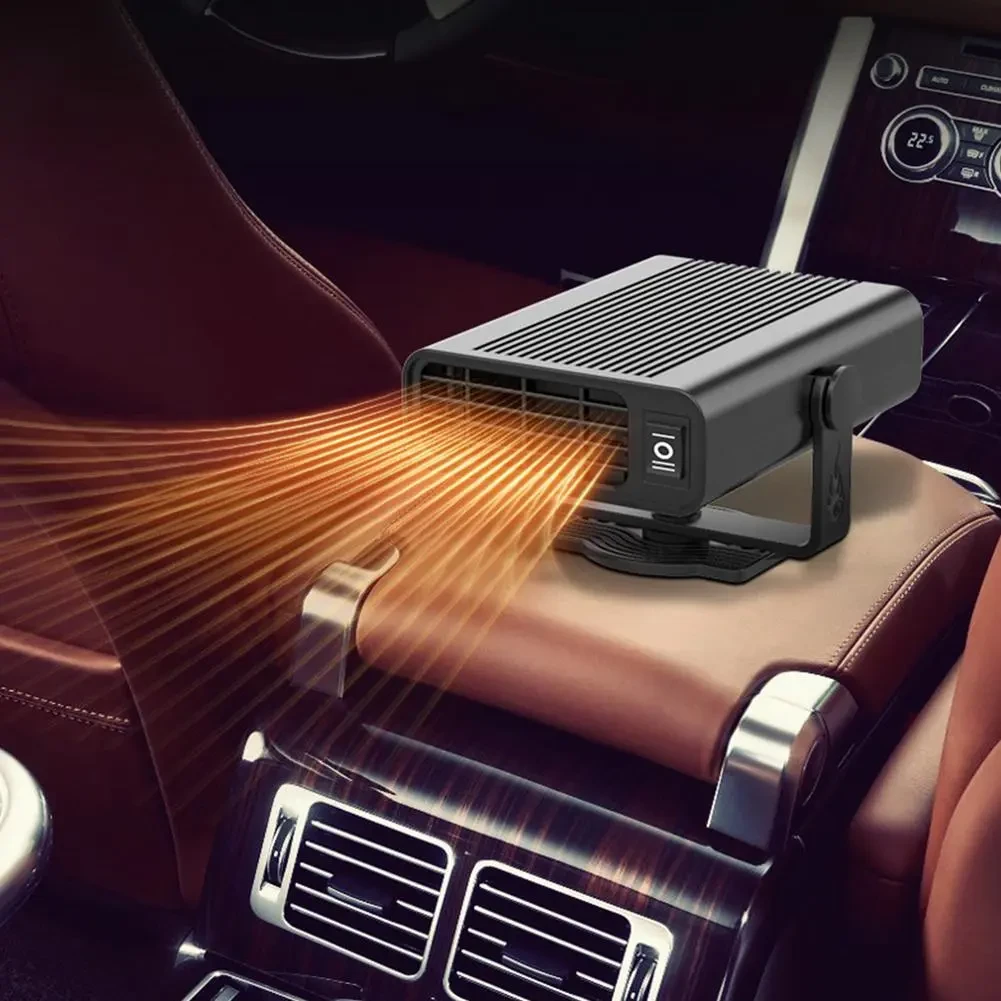 Portable 12V/24V Car Heater & Defroster | Fast Window Demist Fan