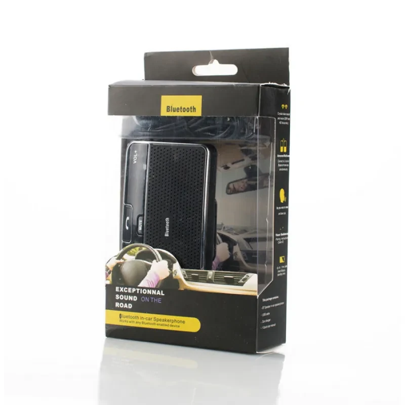 Bluetooth V4.0 Car Speakerphone | Wireless Handsfree Sun Visor Kit