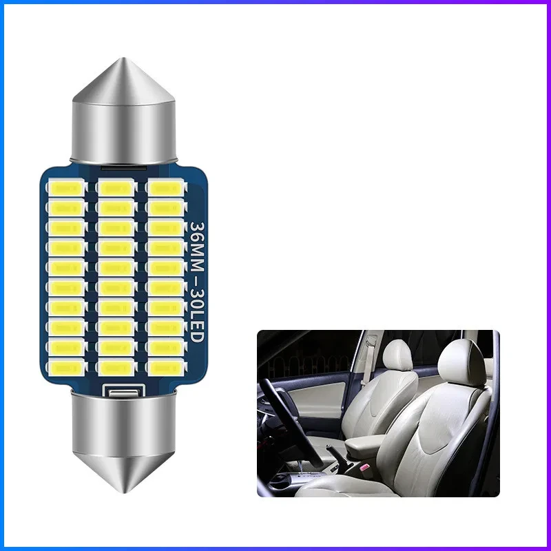 Ultra-Bright LED Interior Lights for Cars – T10/C5W Double Tip