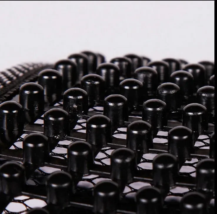 Black Mesh Lumbar Support Cushion – Universal Office Home Car Seat