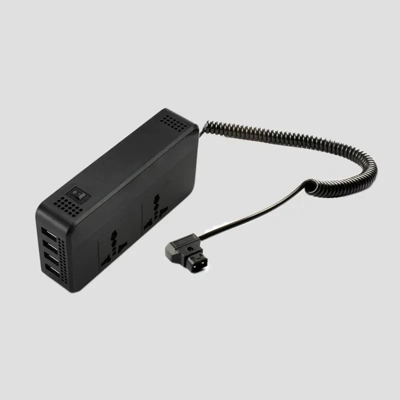 12–16 V Car Inverter — 220 V + 5 V Output, PC Fire-Resistant