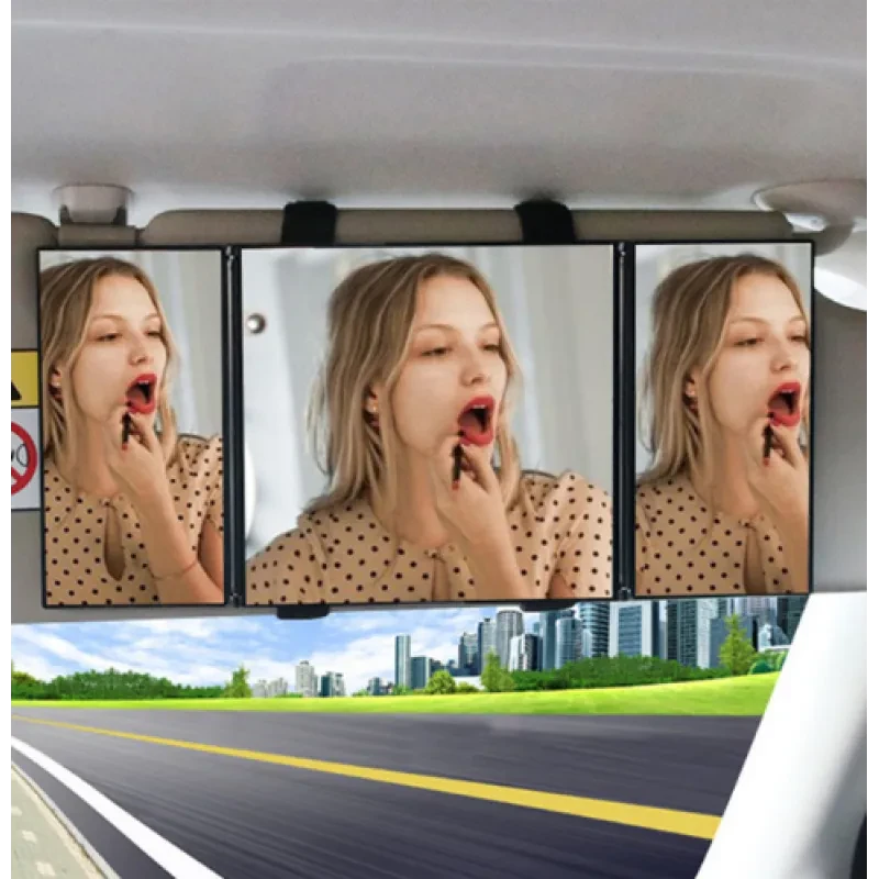 Ultra-Thin Stainless Steel Car Visor Mirror for Interior Decoration