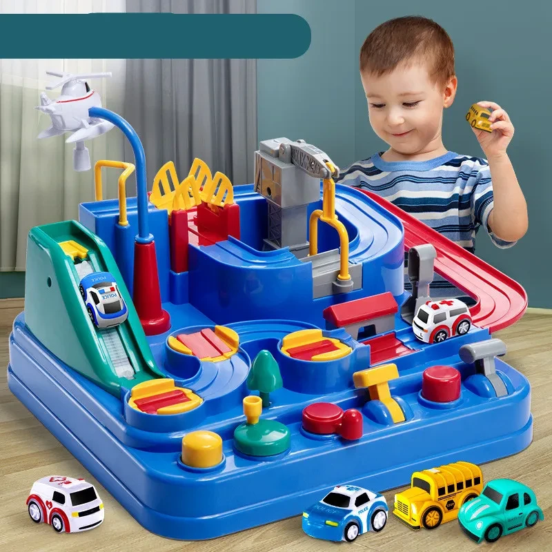 Children Parking Lot Car Track Toy