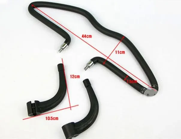 Car Seat Back PU Hanger Stainless Steel Hook Black Organizer