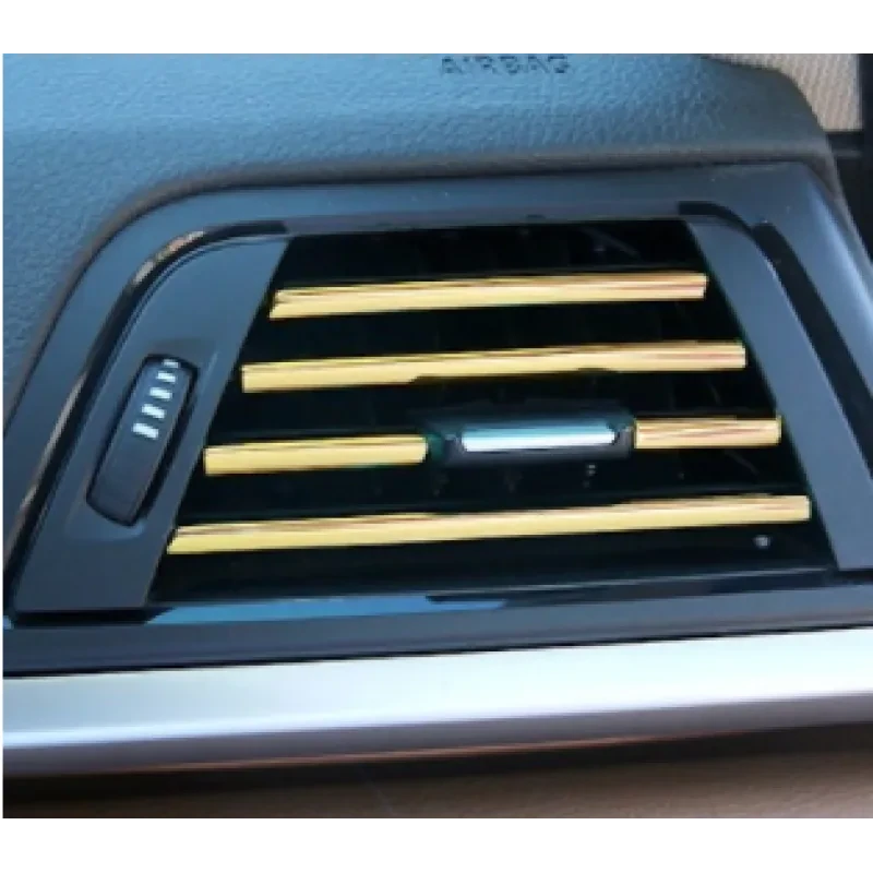 Car Air Vent Decorative Light Strips | 10-Piece Universal PVC Set