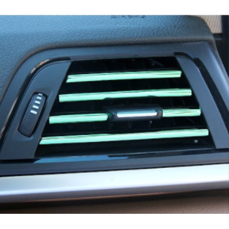 Car Air Vent Decorative Light Strips | 10-Piece Universal PVC Set