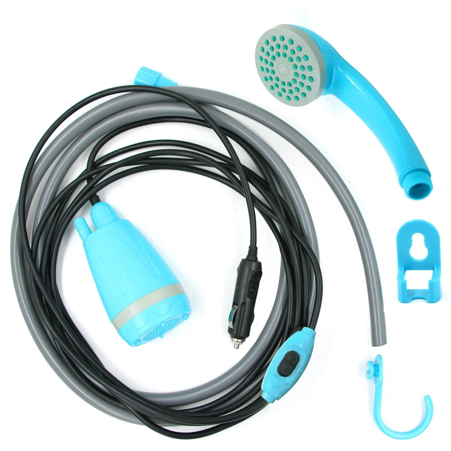On-the-Go 12V Shower | Car, Camping & Pet Cleaning Kit