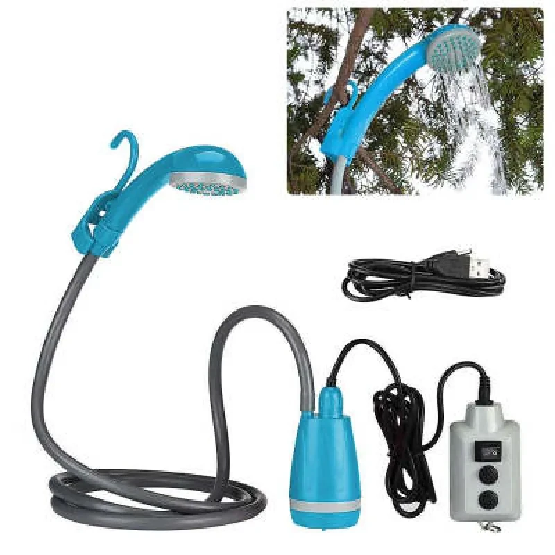 On-the-Go 12V Shower | Car, Camping & Pet Cleaning Kit