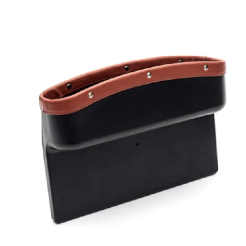 AUTOYOUTH PU Leather Car Seat Gap Organizer Storage Box