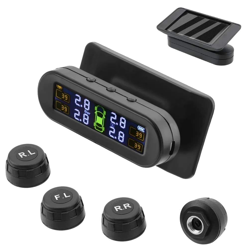 Wireless Solar TPMS Smart Tire Pressure Monitoring System