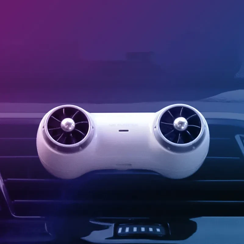 Futaba Mini Negative Ion Car Air Purifier for Smoke & Odor Removal