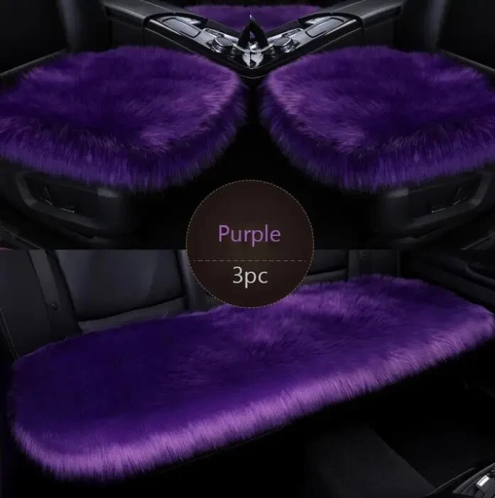 Plush Three-Piece Car Seat Cushion Set β Soft, Washable & All-Season