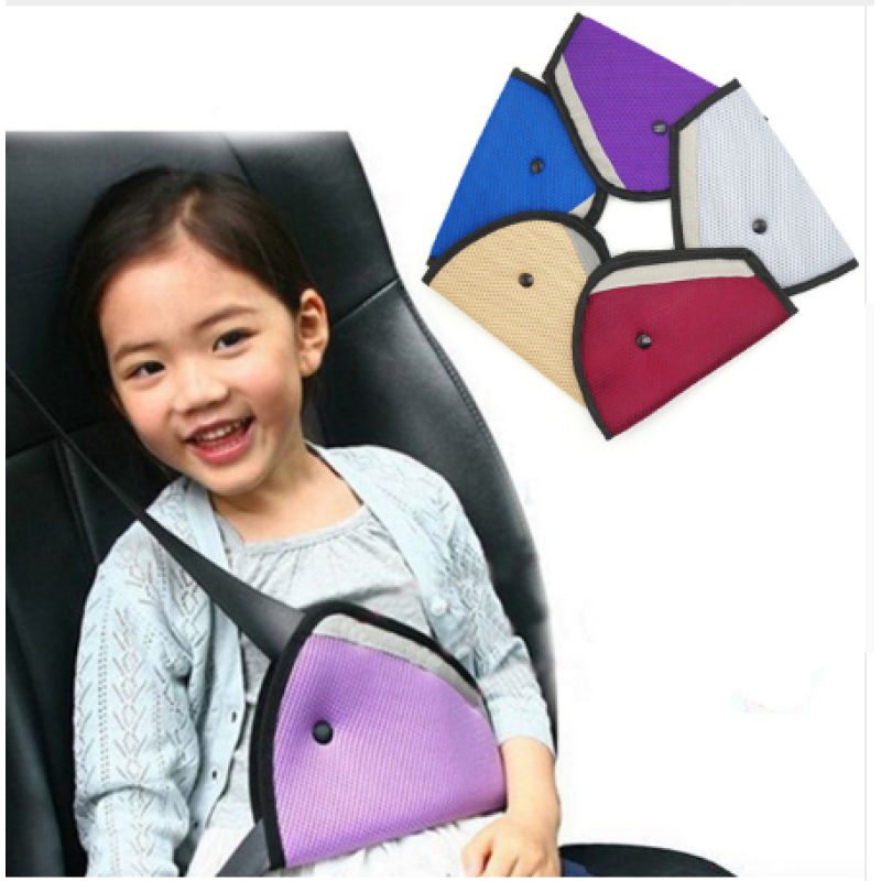 Adjustable Child Seat Belt Positioner – Car Safety Shoulder Harness Cushion for Kids