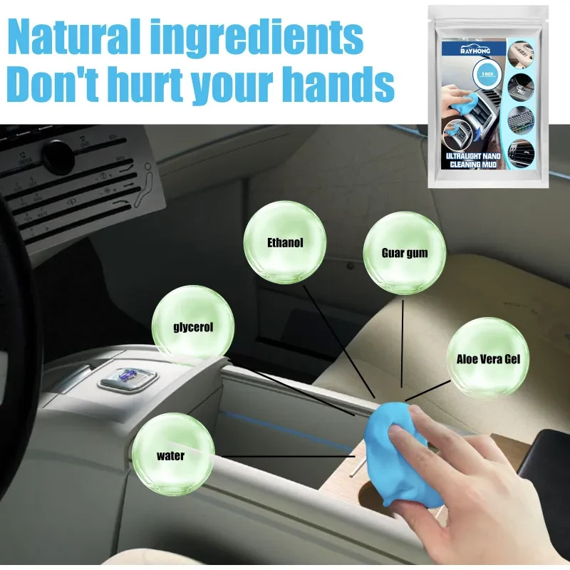 Car Detailing Cleaning Gel Dust Remover for Air Vents & Interiors