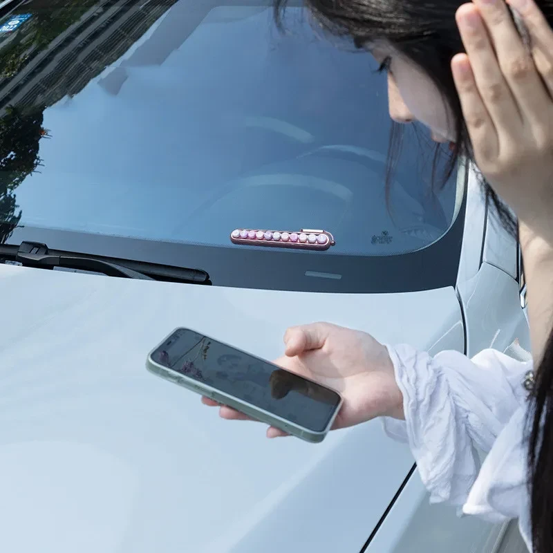 Cute Hidden Temporary Parking Number Plate for Women