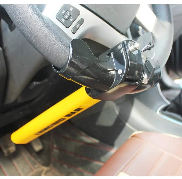 Heavy-Duty T-Shaped Car Steering Wheel Lock – Anti-Theft Security Device