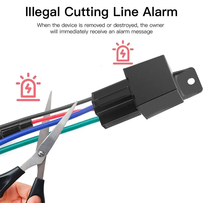 Remote Power-Off GPS Car Tracker with Anti-Theft Alarm