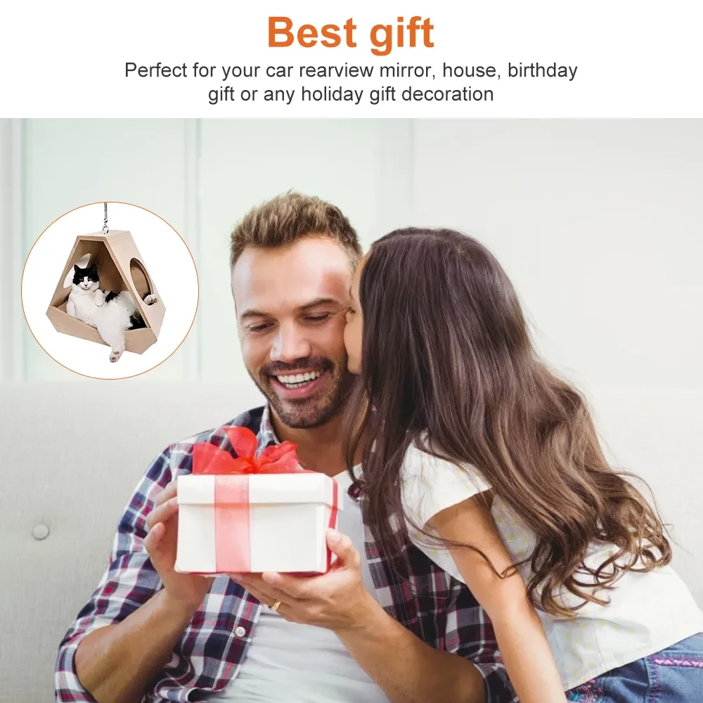 Cute Cartoon Animal Car Rearview Mirror Pendant Ornament