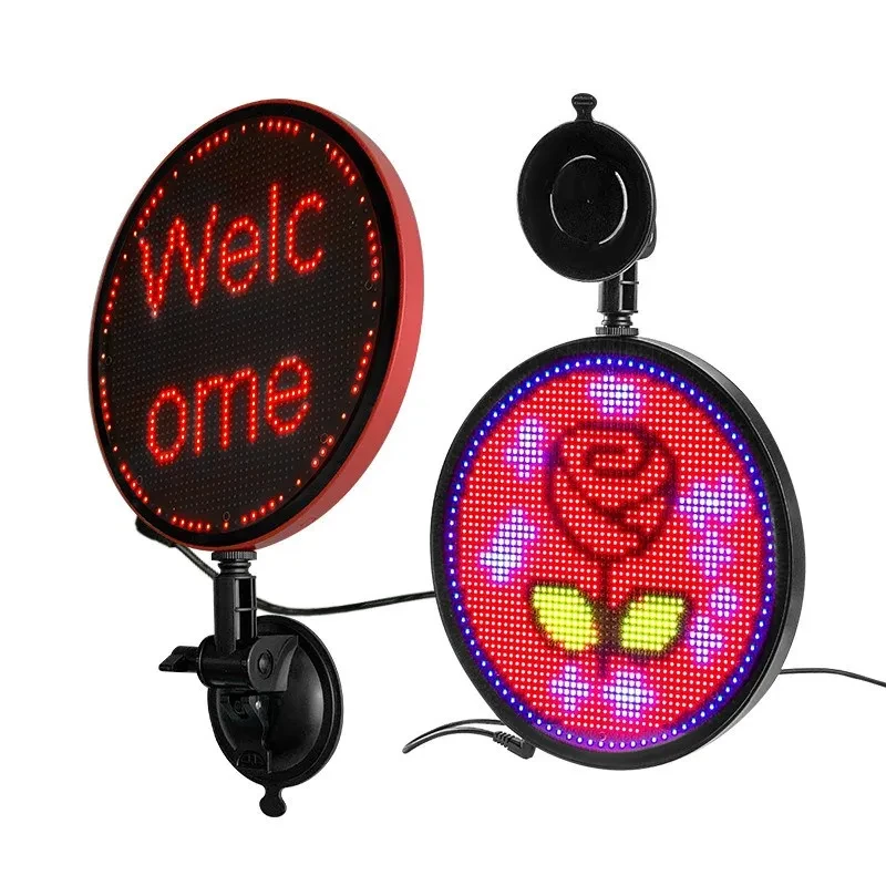 Full-Color LED Car Advertising Screen with WiFi Control