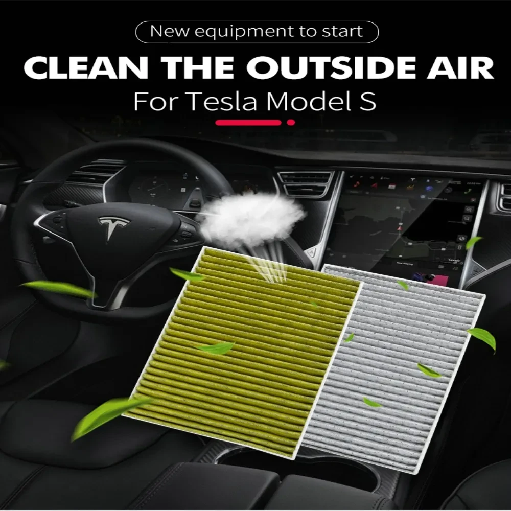 Activated Carbon Air Conditioning Filter for Tesla Model 3