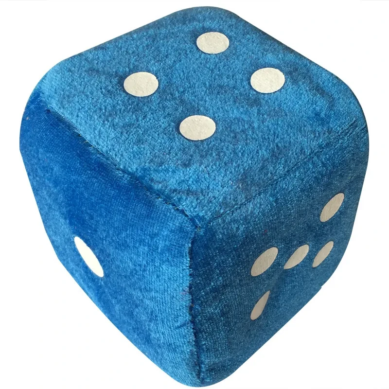 Cartoon Creative Plush Dice Toy β Soft Sponge Dice for Kids