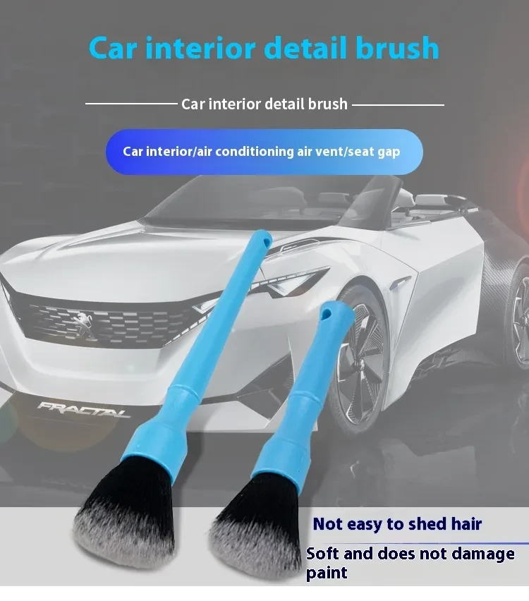 Soft Nylon Car Detail Brush for Interior Cleaning