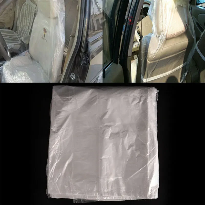 HDPE Disposable Car Seat Covers – Dustproof & Protective 100pcs