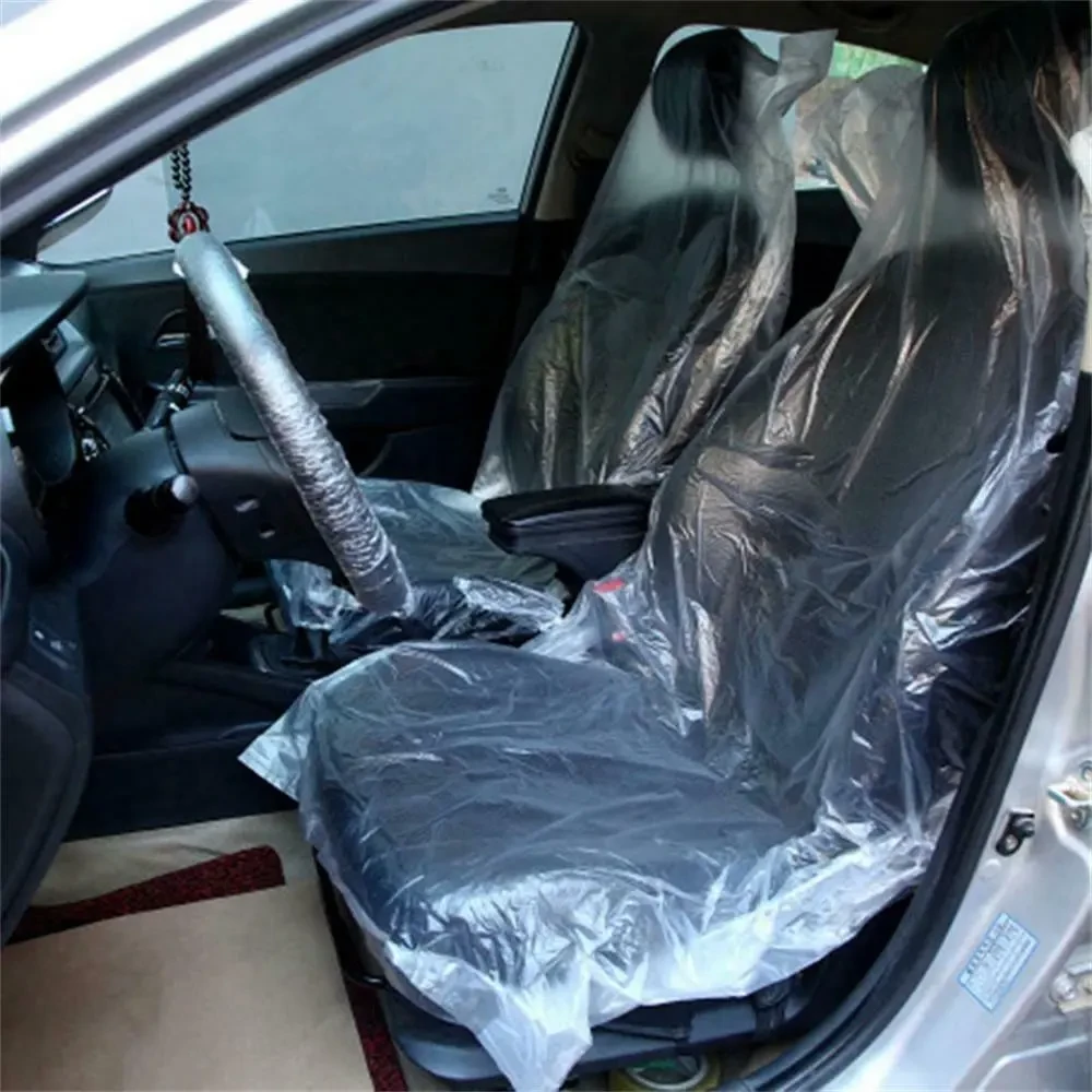 HDPE Disposable Car Seat Covers – Dustproof & Protective 100pcs