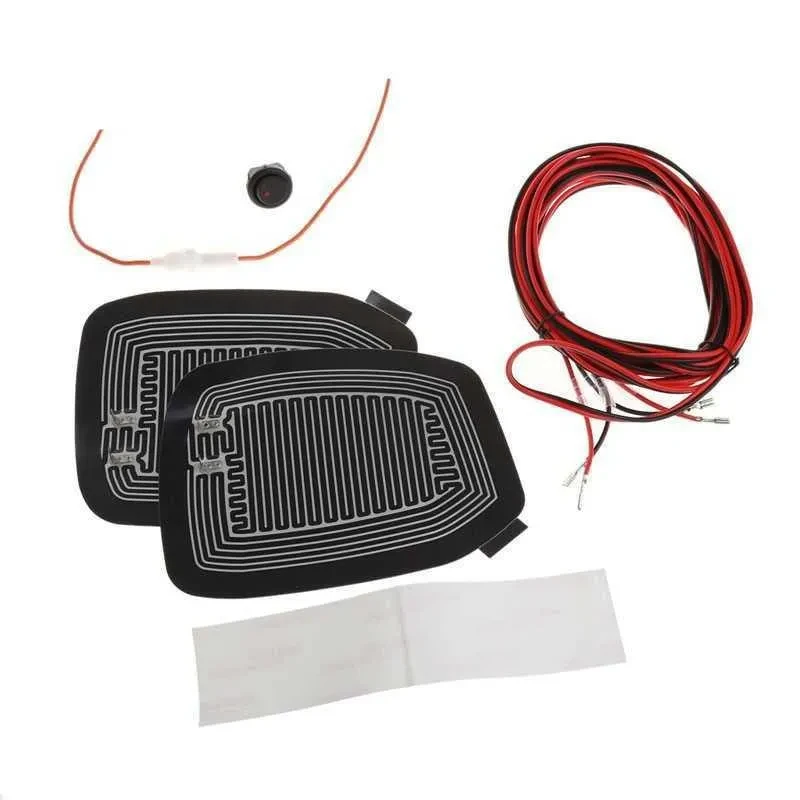 QuickWarm 12V Car Mirror Heater β Anti-Fog Defogger Pad Kit