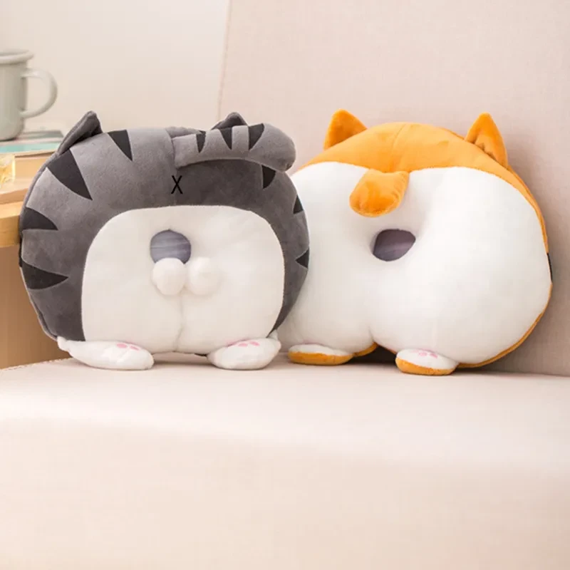 Creative Corgi & Cat Plush Car Tissue Holder – Soft Cute Decor
