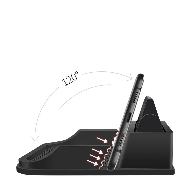 Multifunctional Car Phone Holder with Hidden Parking Number Sign