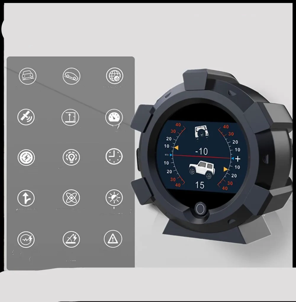 Digital Car Incline & Altitude Meter – GPS On-Board Display