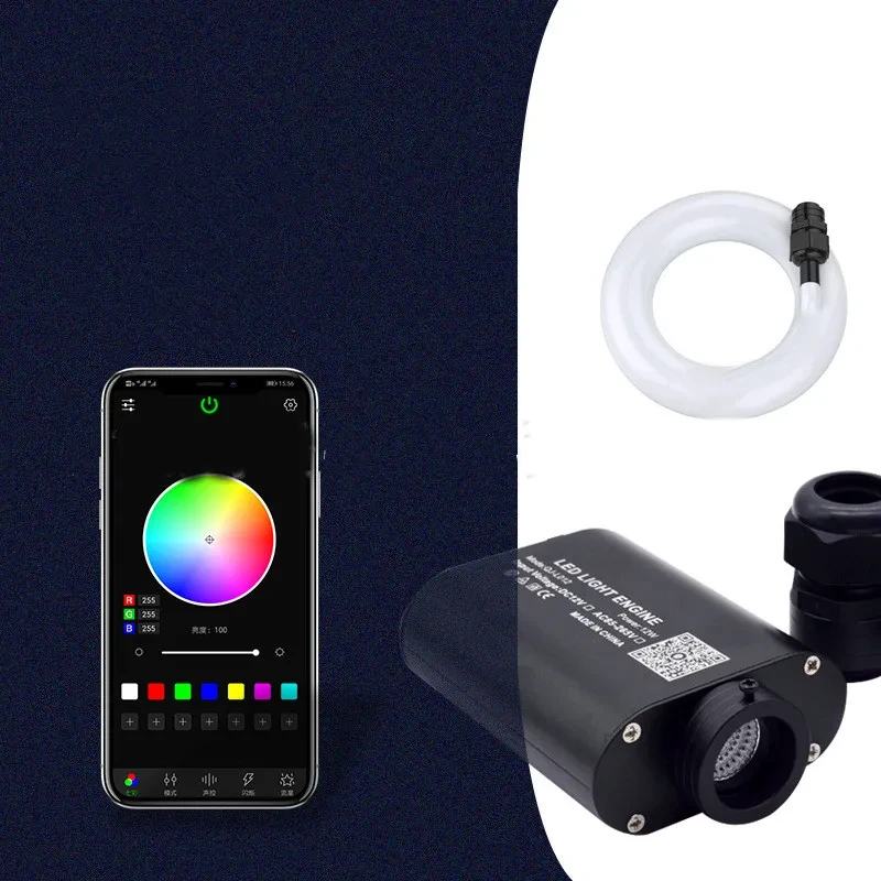 RGBW Fiber Optic Car Star Dome Light – APP & Remote Controlled