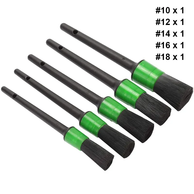 Five-Piece Car Detailing Brush Set – Premium PP Cleaning Tools