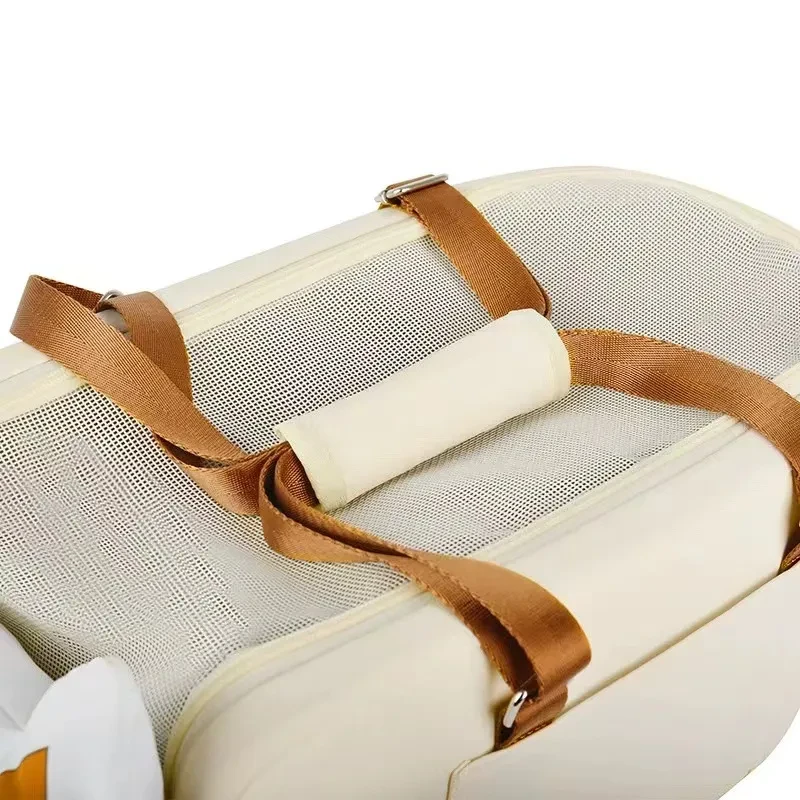 PurrVoyage Portable Cat Travel Carrier – One-Shoulder Pet Flight Bed