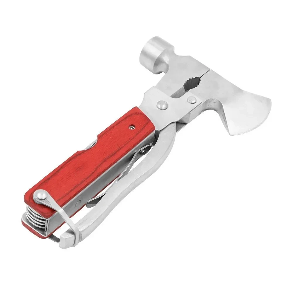 ResQForge 16-in-1 Multi-Tool Car Safety Hammer – Escape & Survival Kit