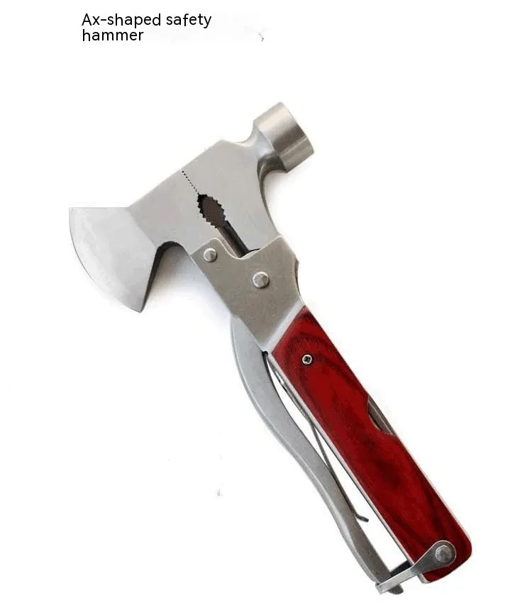 ResQForge 16-in-1 Multi-Tool Car Safety Hammer β Escape & Survival Kit