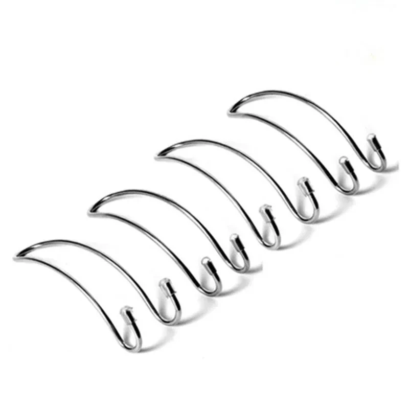 Stainless Steel Car Seat Back Hooks 4 Pack Hidden Vehicle Storage