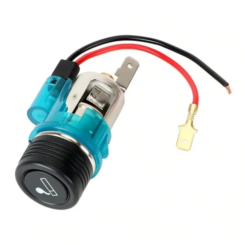 Car Power Socket Plug with Indicator Lamp Universal 12V Adapter