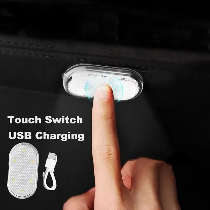 LED Car Cabin Mood Lamp Touch Sensor Nightlight for All Vehicles