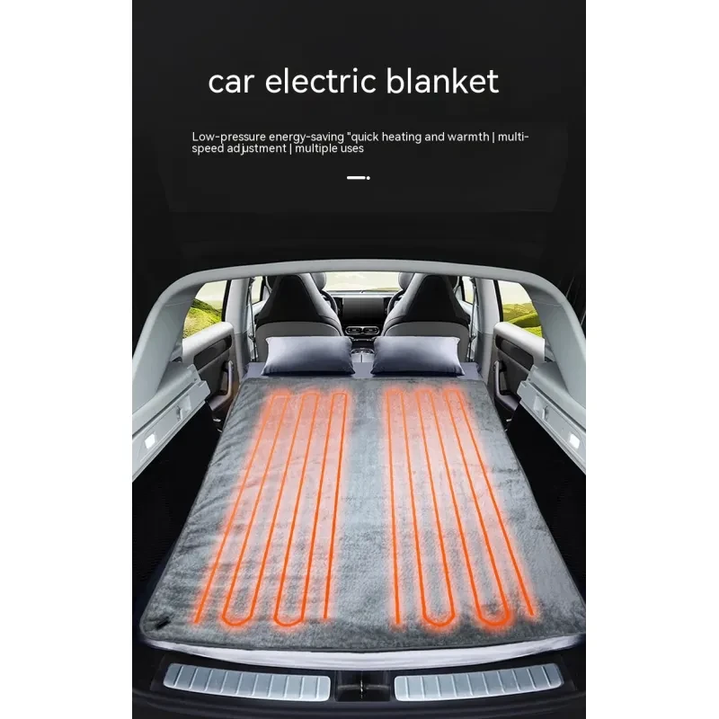 12V Car Electric Blanket with Adjustable Temperature for Single and Double Use