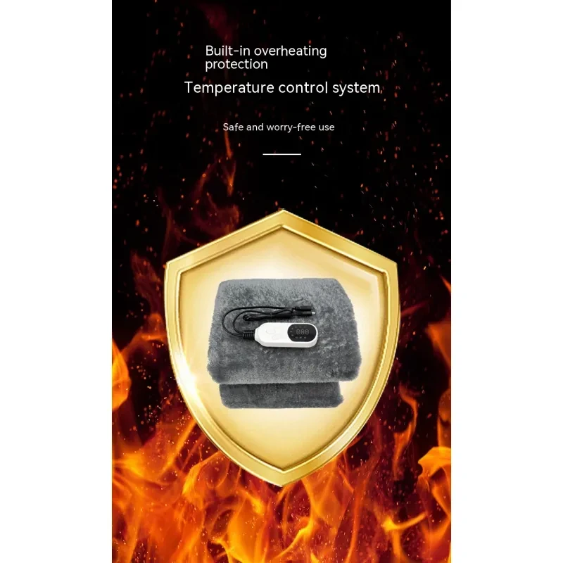 12V Car Electric Blanket with Adjustable Temperature for Single and Double Use