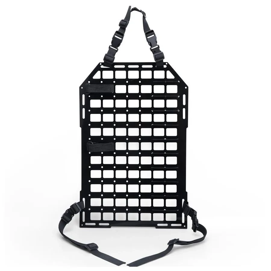 Tactical MOLLE Seat Back Organizer Plate for Off-Road Vehicles