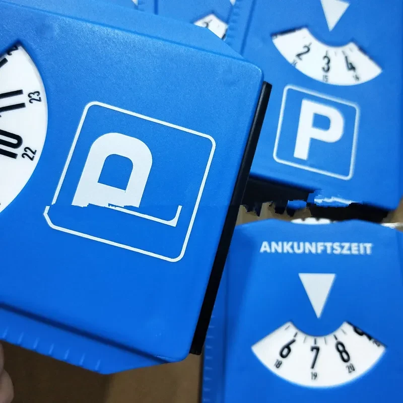 3-in-1 Car Parking Timer Ice Scraper Plastic Parking Sign PP